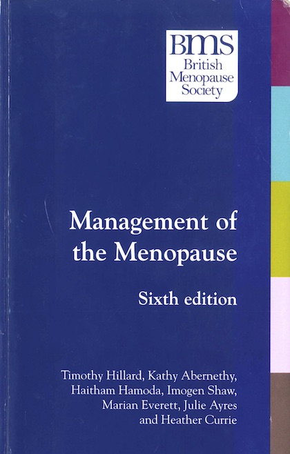 Managing the Menopause Cover